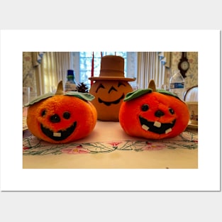 Pumpkin Head Family Posters and Art